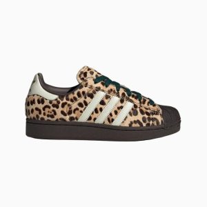 Women's Superstar II Leopard Dark Brown Ivory